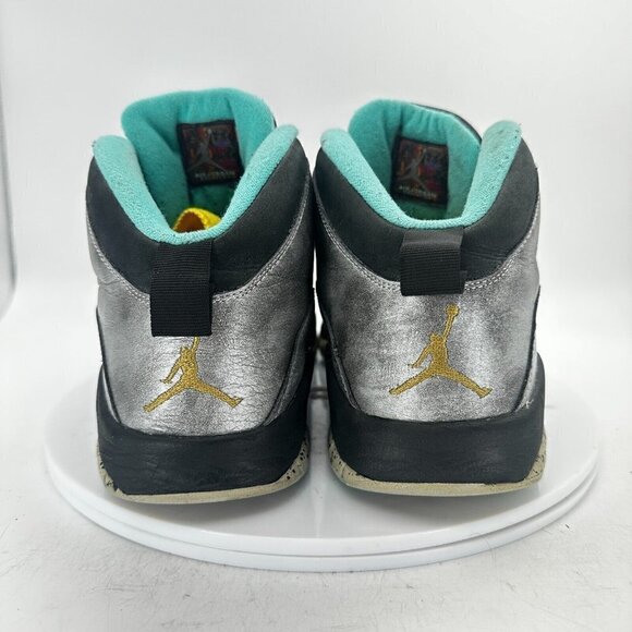 Nike Air Jordan 10 X Retro 30th Men Size 10.5 705178-045 Lady Liberty Grey Shoes - Picture 6 of 14